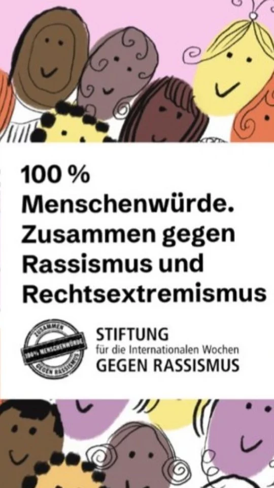 100% Menschenwürde. Zusammen gegen Rassismus und Rechtsextremismus. 💚

Im Rahmen der internationalen Wochen gegen Rassismus (16.-19. März) haben wir, die Partnerschaft für Demokratie in Mönchengladbach, im Büro gefragt: Wie zeigst du Respekt im Alltag? 🤗

#iwgr #demokratieleben #internationalewochengegenrassismus #respekt